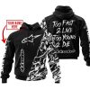 TOO FAST TO LIVE TOO YOUNG TO DIE – LIMITED EDITION – CUSTOM NAME – ALPINESTARS – BLACK