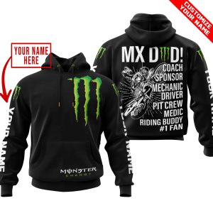 MX DAD – PERSONALISED GIFTS FOR CHILDREN & ADULTS – MONSTER – BLACK