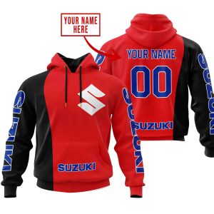 PREMIUM MX – CUSTOM NAME – SUZUKI – RED