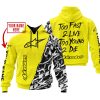 TOO FAST TO LIVE TOO YOUNG TO DIE – LIMITED EDITION – CUSTOM NAME – ALPINESTARS – YELLOW
