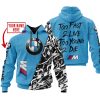 TOO FAST TO LIVE TOO YOUNG TO DIE – LIMITED EDITION – CUSTOM NAME – BMW – SKY BLUE