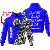 TOO FAST TO LIVE TOO YOUNG TO DIE – LIMITED EDITION – CUSTOM NAME – CAN AM – BLUE