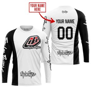 Custom name BraapGirls PREMIUM MX – CUSTOM NAME – TROY LEE DESIGNS – WHITE Brands for motocross girls and dirt bike riders - Brands view 3
