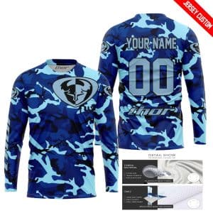Custom name BraapGirls LIMITED EDITION PRODUCTS – US NAVY V1 – THOR RACING – CUSTOM NAME Brands for motocross girls and dirt bike riders - Brands view 1