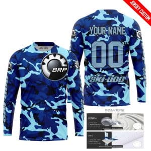 Custom name BraapGirls LIMITED EDITION PRODUCTS – US NAVY V1 – SKI DOO RACING – CUSTOM NAME Brands for motocross girls and dirt bike riders - Brands view 1
