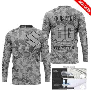 Custom name BraapGirls LIMITED EDITION PRODUCTS – US ARMY V1 – SUZUKI RACING – CUSTOM NAME Brands for motocross girls and dirt bike riders - Brands view 1