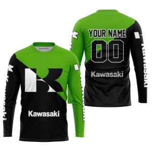 Custom name BraapGirls PREMIUM GIFT – CUSTOM NAME – KAWASAKI – GREEN Brands for motocross girls and dirt bike riders - Brands view 2