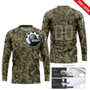Custom name BraapGirls LIMITED EDITION PRODUCTS – US ARMY V3 – SEA DOO RACING – CUSTOM NAME Brands for motocross girls and dirt bike riders - Brands view 1