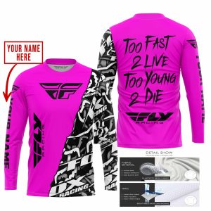Custom name BraapGirls TOO FAST TO LIVE TOO YOUNG TO DIE – LIMITED EDITION – CUSTOM NAME – FLY RACING – PINK Brands for motocross girls and dirt bike riders ...