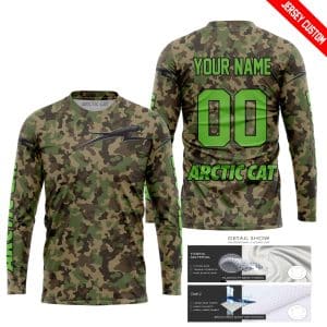 Custom name BraapGirls LIMITED EDITION PRODUCTS – US ARMY V3 – ARCTIC-CAT V1 – CUSTOM NAME Arctic Cat for motocross girls and dirt bike riders - Arctic Cat v...