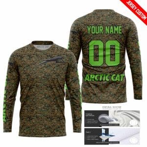 Custom name BraapGirls LIMITED EDITION PRODUCTS – US MARINE V1 – ARCTIC-CAT V1 – CUSTOM NAME Arctic Cat for motocross girls and dirt bike riders - Arctic Cat...