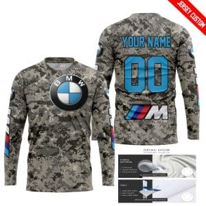 Custom name BraapGirls LIMITED EDITION PRODUCTS – US ARMY – BMW RACING V1 – CUSTOM NAME BMW for motocross girls and dirt bike riders - BMW view 1