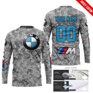 Custom name BraapGirls LIMITED EDITION PRODUCTS – US ARMY V1 – BMW RACING V1 – CUSTOM NAME BMW for motocross girls and dirt bike riders - BMW view 1
