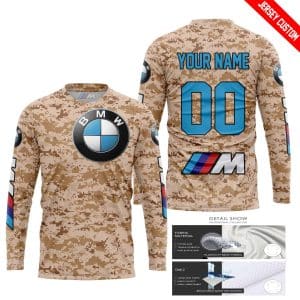 Custom name BraapGirls LIMITED EDITION PRODUCTS – US MARINE – BMW RACING V1 – CUSTOM NAME BMW for motocross girls and dirt bike riders - BMW view 1