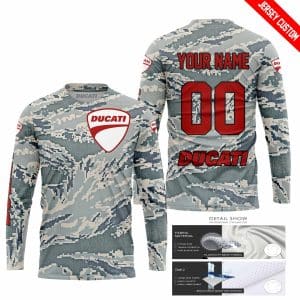 Custom name BraapGirls LIMITED EDITION PRODUCTS – US AIR PORCE – DUCATI RACING V1 – CUSTOM NAME Brands for motocross girls and dirt bike riders - Brands view 1