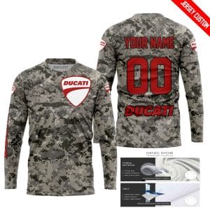 Custom name BraapGirls LIMITED EDITION PRODUCTS – US ARMY – DUCATI RACING V1 – CUSTOM NAME Brands for motocross girls and dirt bike riders - Brands view 1