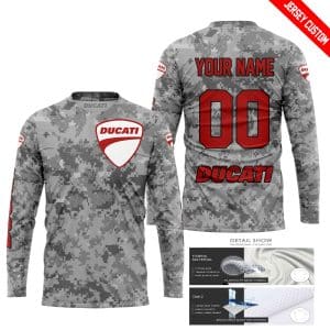 Custom name BraapGirls LIMITED EDITION PRODUCTS – US ARMY V1 – DUCATI RACING V1 – CUSTOM NAME Brands for motocross girls and dirt bike riders - Brands view 1