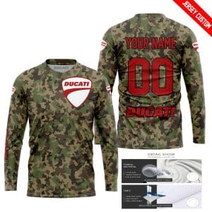 Custom name BraapGirls LIMITED EDITION PRODUCTS – US ARMY V3 – DUCATI RACING V1 – CUSTOM NAME Brands for motocross girls and dirt bike riders - Brands view 1