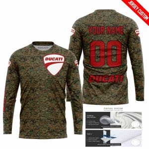 Custom name BraapGirls LIMITED EDITION PRODUCTS – US MARINE V1 – DUCATI RACING V1 – CUSTOM NAME Brands for motocross girls and dirt bike riders - Brands view 1