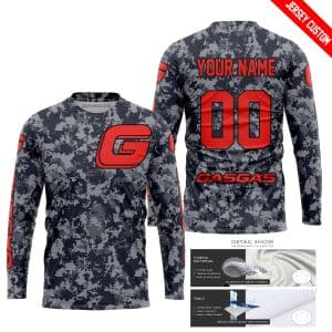 Custom name BraapGirls LIMITED EDITION PRODUCTS – US NAVY – GAS GAS RACING V1 – CUSTOM NAME Brands for motocross girls and dirt bike riders - Brands view 1