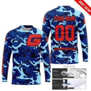 Custom name BraapGirls LIMITED EDITION PRODUCTS – US NAVY V1 – GAS GAS RACING V1 – CUSTOM NAME Brands for motocross girls and dirt bike riders - Brands view 1