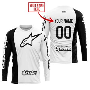 Custom name BraapGirls PREMIUM MX – CUSTOM NAME – ALPINESTARS – WHITE Alpinestars for motocross girls and dirt bike riders - Alpinestars view 1