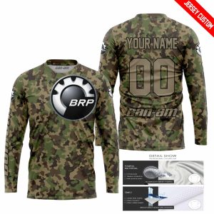 Custom name BraapGirls LIMITED EDITION PRODUCTS – US ARMY V3 – CAN AM RACING – CUSTOM NAME Brands for motocross girls and dirt bike riders - Brands view 1