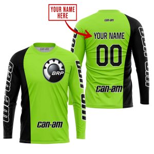 Custom name BraapGirls PREMIUM MX – CUSTOM NAME – CAN AM – GREEN 1 Brands for motocross girls and dirt bike riders - Brands view 1