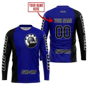 Custom name BraapGirls PREMIUM MX – CUSTOM NAME – CAN AM – NAVY Brands for motocross girls and dirt bike riders - Brands view 1