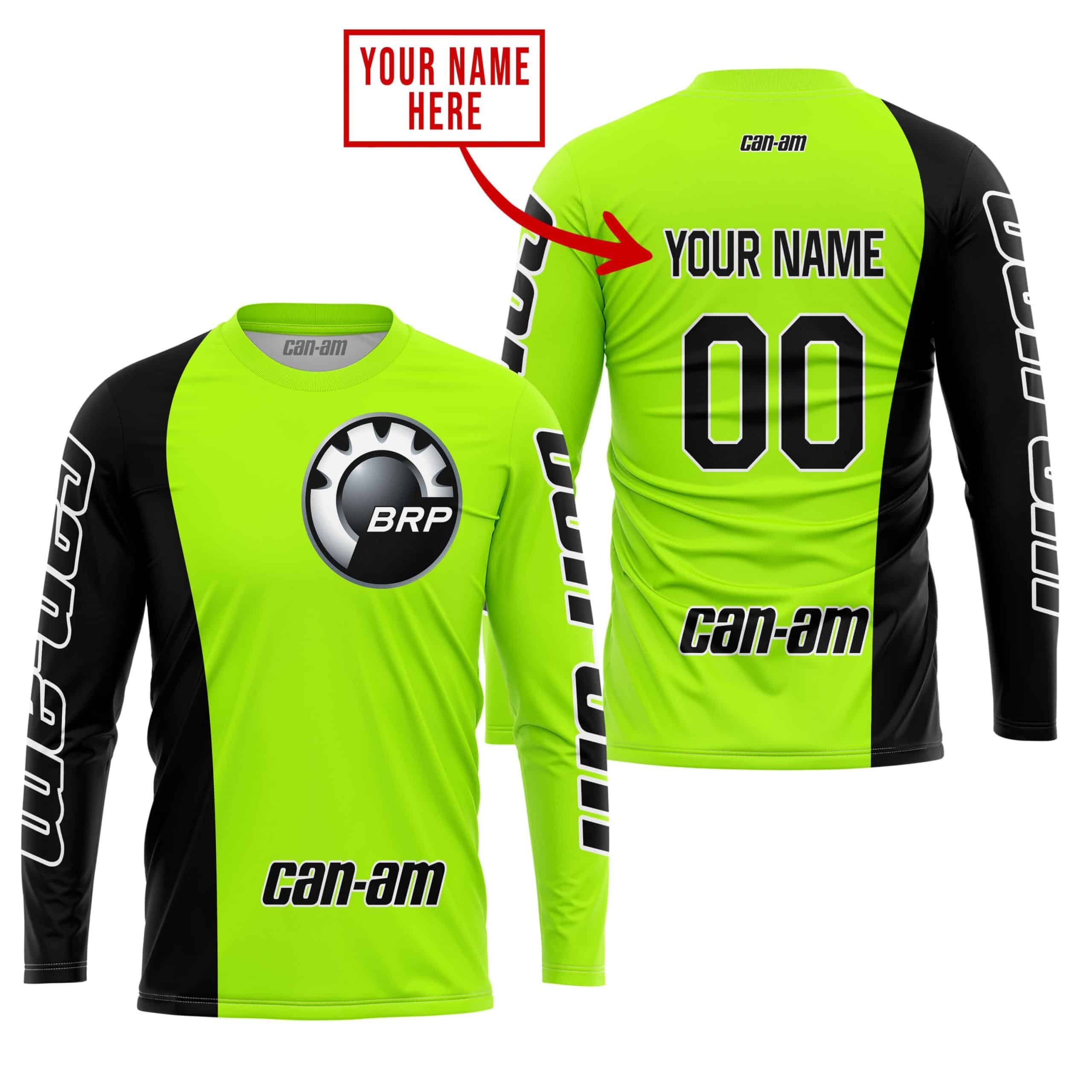 PREMIUM MX - CUSTOM NAME - CAN AM - NEON view 3