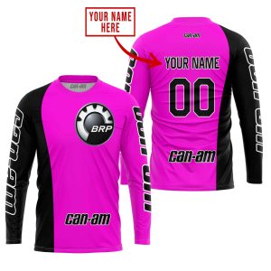 Custom name BraapGirls PREMIUM MX – CUSTOM NAME – CAN AM – PINK Brands for motocross girls and dirt bike riders - Brands view 1