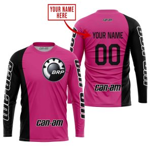 Custom name BraapGirls PREMIUM MX – CUSTOM NAME – CAN AM – PINK 1 Brands for motocross girls and dirt bike riders - Brands view 1