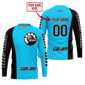 Custom name BraapGirls PREMIUM MX – CUSTOM NAME – CAN AM – SKY BLUE Brands for motocross girls and dirt bike riders - Brands view 1