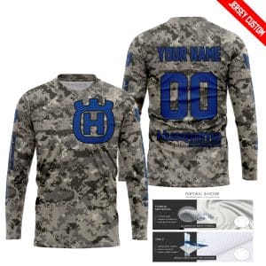 Custom name BraapGirls LIMITED EDITION PRODUCTS – US ARMY – HUSQVARNA RACING V1 – CUSTOM NAME Brands for motocross girls and dirt bike riders - Brands view 1
