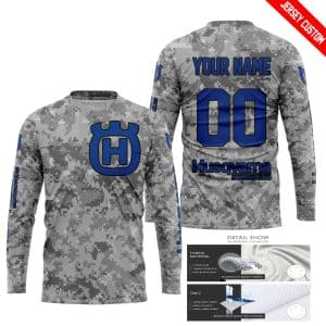 Custom name BraapGirls LIMITED EDITION PRODUCTS – US ARMY V1 – HUSQVARNA RACING V1 – CUSTOM NAME Brands for motocross girls and dirt bike riders - Brands view 1