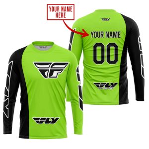 Custom name BraapGirls PREMIUM MX – CUSTOM NAME – FLY RACING – GREEN 1 Brands for motocross girls and dirt bike riders - Brands view 1