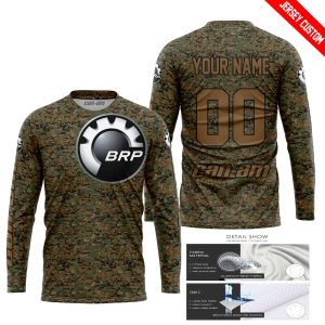 Custom name BraapGirls LIMITED EDITION PRODUCTS – US MARINE V1 – CAN AM RACING – CUSTOM NAME Brands for motocross girls and dirt bike riders - Brands view 1