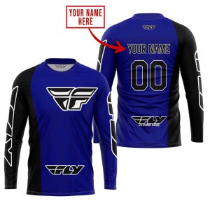 Custom name BraapGirls PREMIUM MX – CUSTOM NAME – FLY RACING – NAVY Brands for motocross girls and dirt bike riders - Brands view 1
