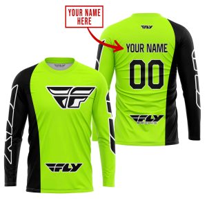 Custom name BraapGirls PREMIUM MX – CUSTOM NAME – FLY RACING – NEON Brands for motocross girls and dirt bike riders - Brands view 1