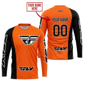 Custom name BraapGirls PREMIUM MX – CUSTOM NAME – FLY RACING – ORANGE Brands for motocross girls and dirt bike riders - Brands view 1