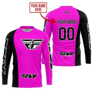 Custom name BraapGirls PREMIUM MX – CUSTOM NAME – FLY RACING – PINK Brands for motocross girls and dirt bike riders - Brands view 1