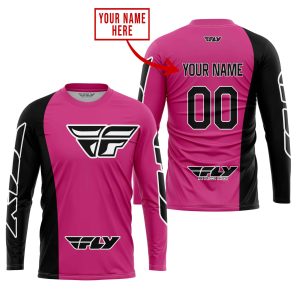 Custom name BraapGirls PREMIUM MX – CUSTOM NAME – FLY RACING – PINK 1 Brands for motocross girls and dirt bike riders - Brands view 1