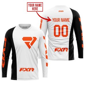 Custom name BraapGirls PREMIUM MX – CUSTOM NAME – FXR – WHITE Brands for motocross girls and dirt bike riders - Brands view 1