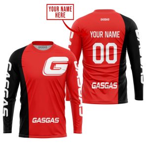 Custom name BraapGirls PREMIUM MX – CUSTOM NAME – GAS GAS – RED Brands for motocross girls and dirt bike riders - Brands view 1