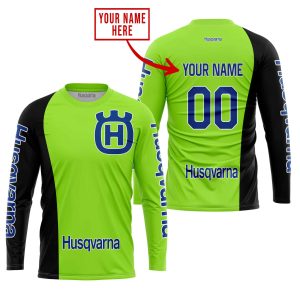Custom name BraapGirls PREMIUM MX – CUSTOM NAME – HUSQVARNA – GREEN 1 Brands for motocross girls and dirt bike riders - Brands view 1