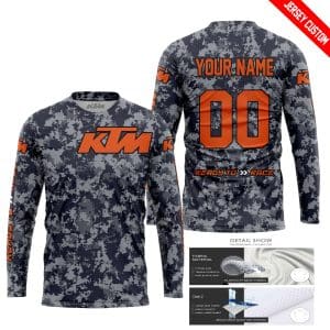 Custom name BraapGirls LIMITED EDITION PRODUCTS – US NAVY – KTM RACING V1 – CUSTOM NAME Brands for motocross girls and dirt bike riders - Brands view 1