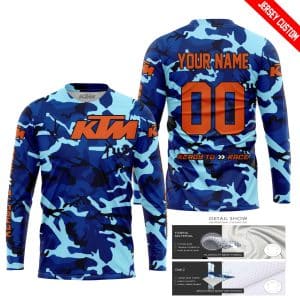 Custom name BraapGirls LIMITED EDITION PRODUCTS – US NAVY V1 – KTM RACING V1 – CUSTOM NAME Brands for motocross girls and dirt bike riders - Brands view 1