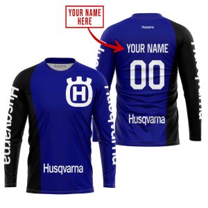 Custom name BraapGirls PREMIUM MX – CUSTOM NAME – HUSQVARNA – NAVY Brands for motocross girls and dirt bike riders - Brands view 1