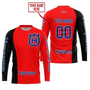 Custom name BraapGirls PREMIUM MX – CUSTOM NAME – HUSQVARNA – RED Brands for motocross girls and dirt bike riders - Brands view 1