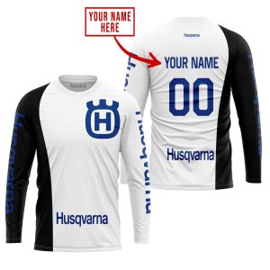 Custom name BraapGirls PREMIUM MX – CUSTOM NAME – HUSQVARNA – WHITE Brands for motocross girls and dirt bike riders - Brands view 1